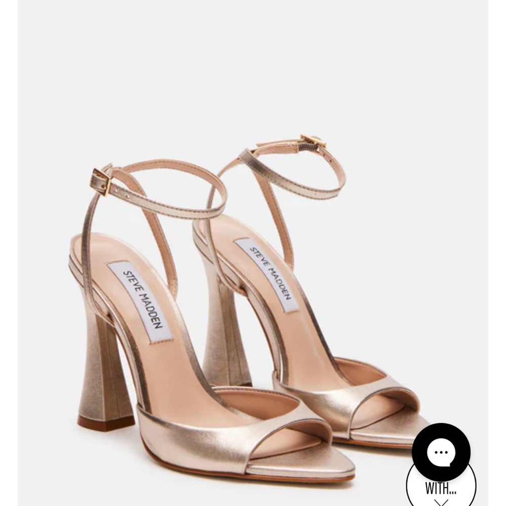 Steve Madden Gold Beki Heel